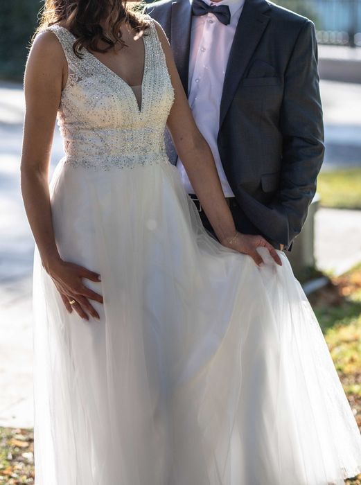 Suknia ślubna, na wesele rozmiar M / L