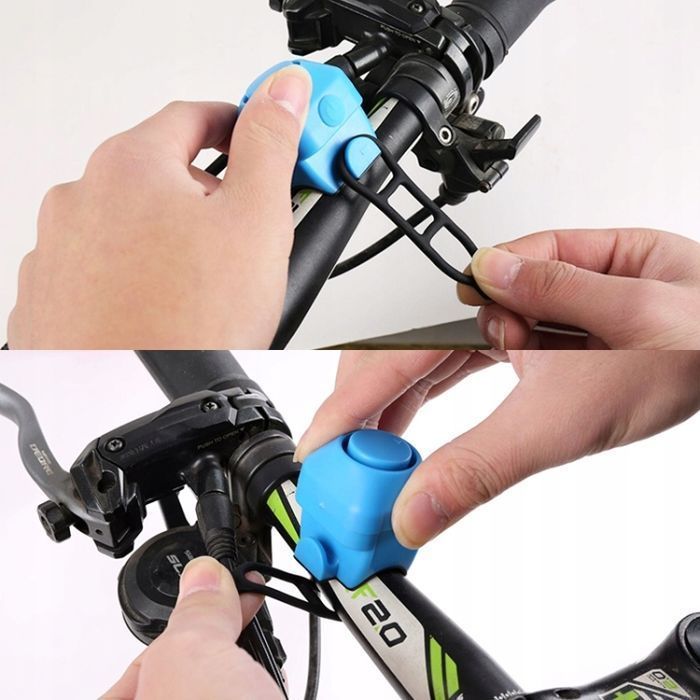 Dzwonek rowerowy elektryczny 130db głośny na rower