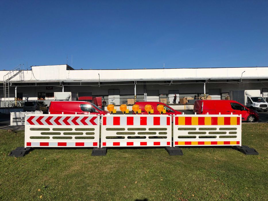 Barierki i zabezpieczenia tymczasowe do prac światłowodowych, Niemcy