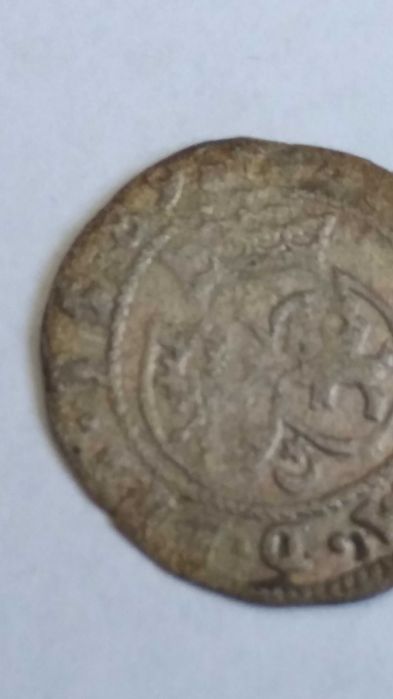 oML M412, szeląg solid 1589 Zygmunt III Waza antyk używane starocie