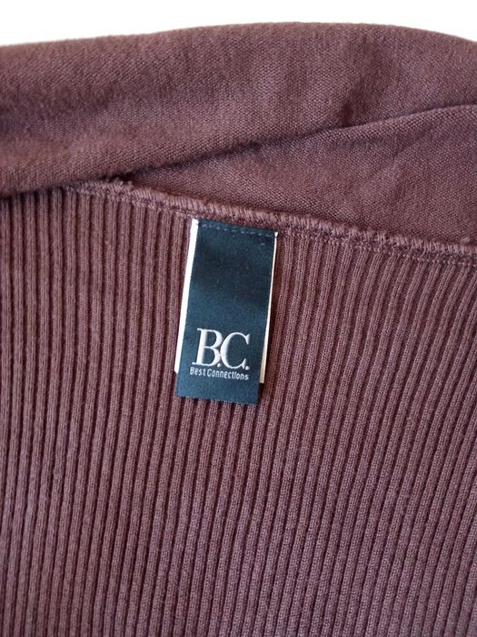 B.C. damski długi sweter kardigan brązowy r 38