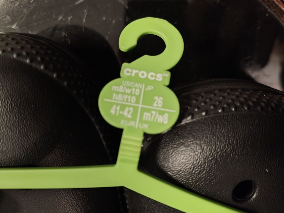 Crocs klapki z futerkiem idealne 41 42  m8 w10