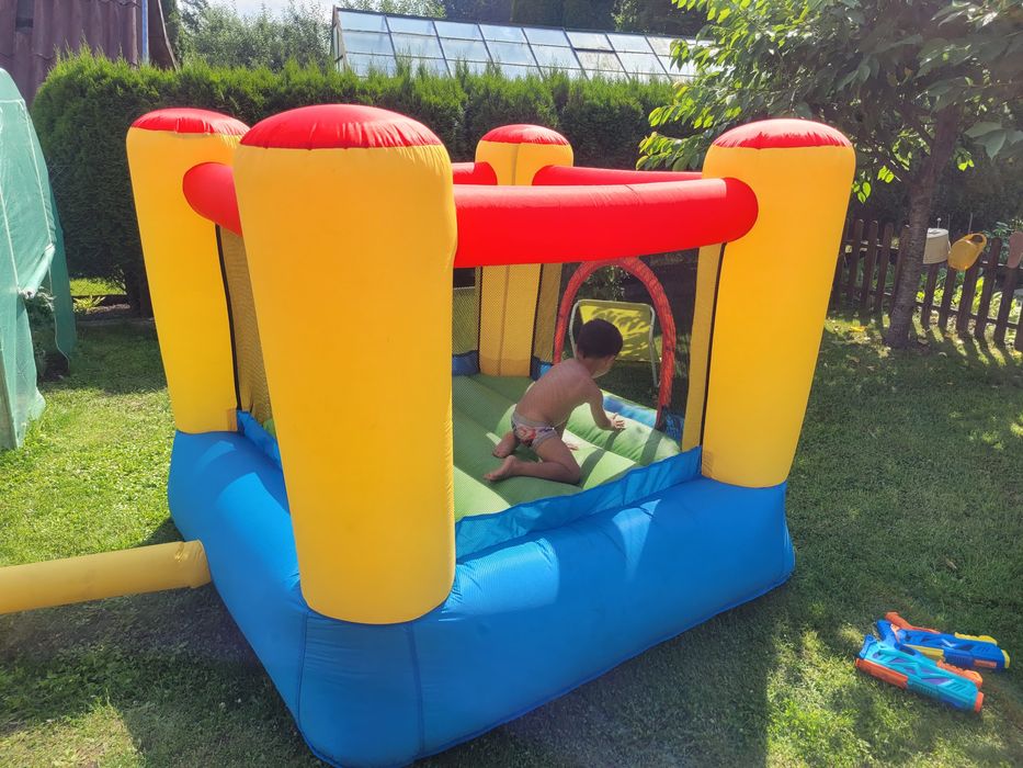 DMUCHANIEC ZAMEK OGRODOWY trampolina dla dzieci - sprzedam