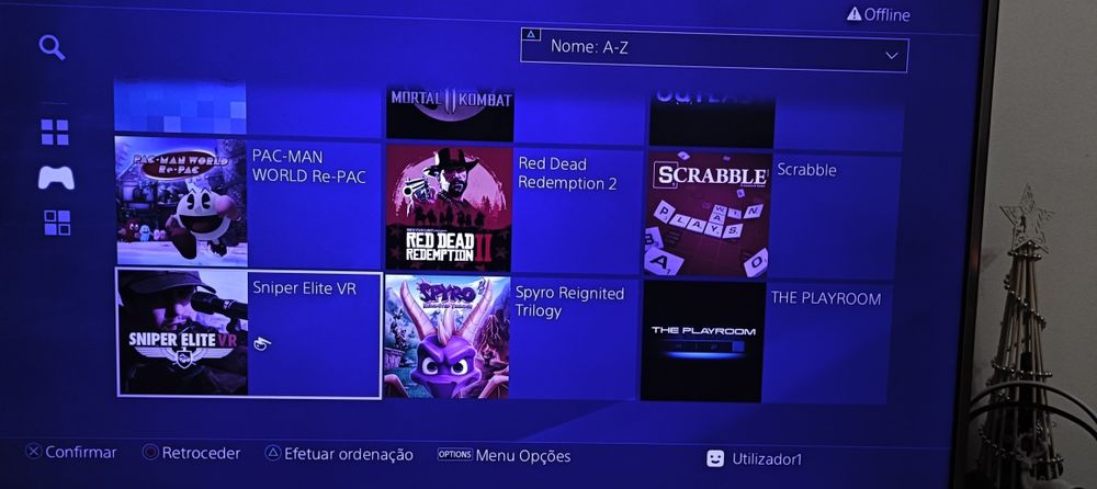 PS4 Slim 1TB + 30 jogos • HEN 11.50 • GoldHEN • 2 comandos