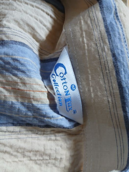 Damska koszula bez ramion w paski rozmiar 38