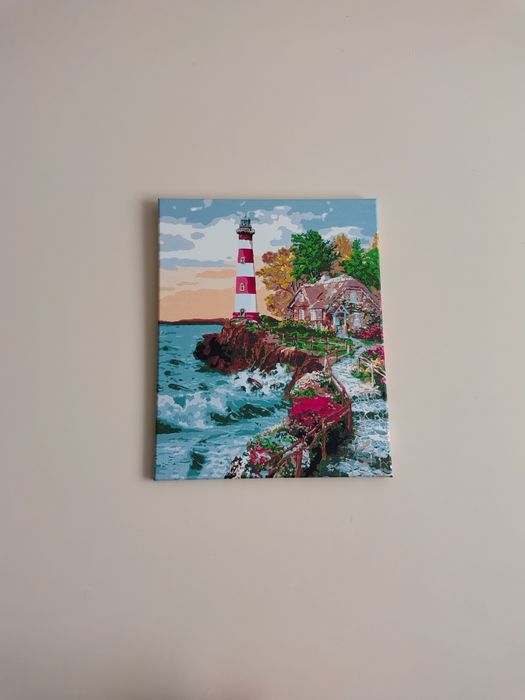 Готова розмальована картини по номерах