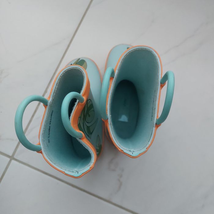 Диьячі гумові чобітки для хлопчика 23 розмір