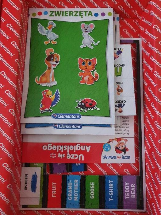 Gra i puzzle do nauki języka angielskiego.