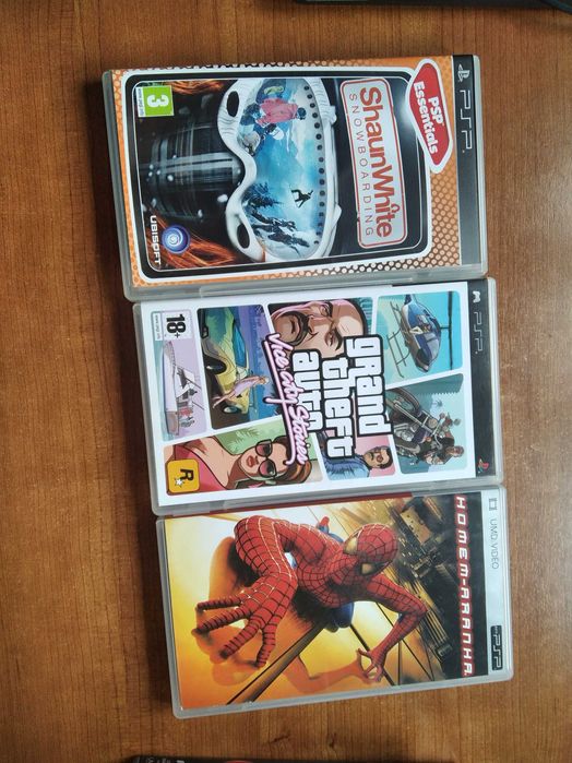 3 Jogos PSP a 10 Euros