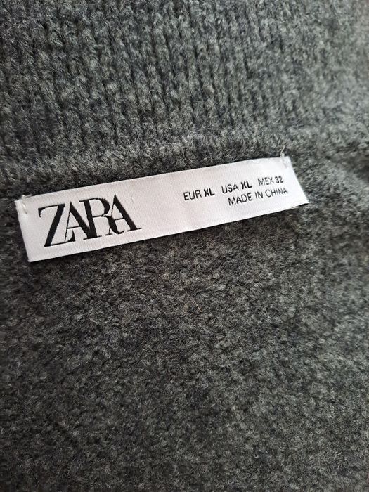 Długi sweter kardigan ZARA