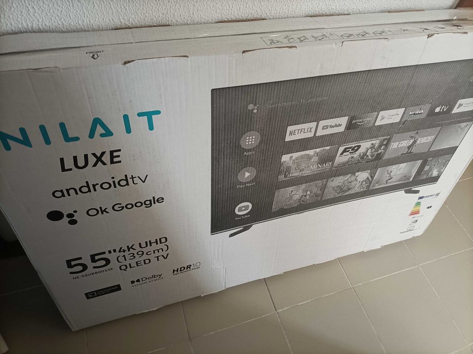 Smart TV Nilait 55 " com ecrã danificado