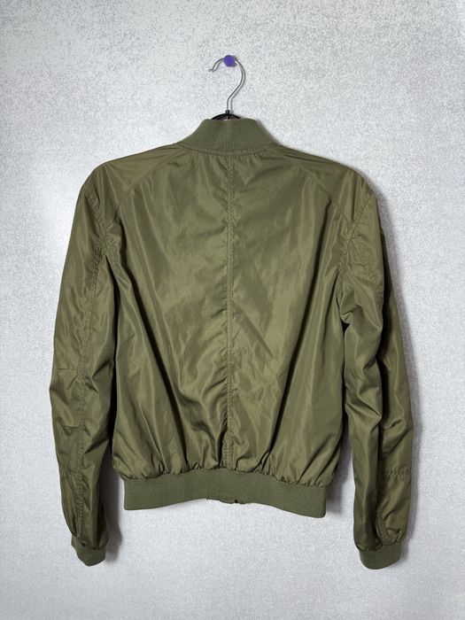 Kurtka Tommy Hilfiger denim XS bomberka khaki damska jak nowa logowana