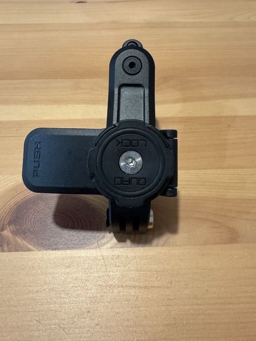Uchwyt Quad Lock Motorcycle Handlebar Mount Pro + adapter do kamery go pro/lampki