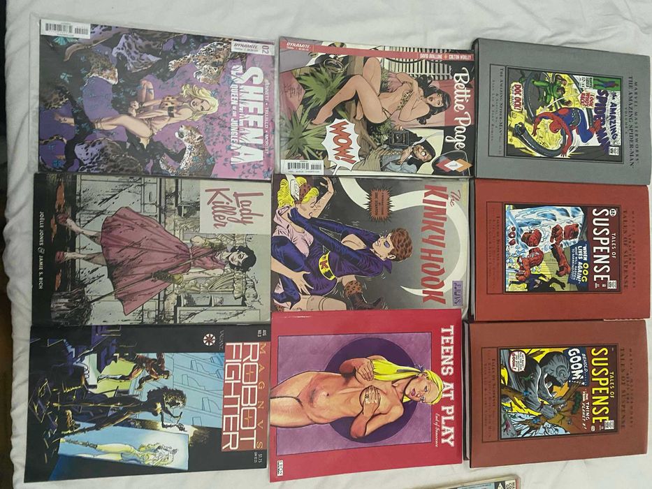 albuns e revistas de BD americana