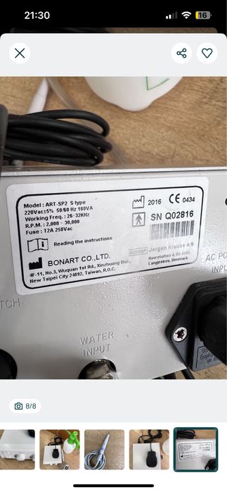 Destartarizador / Polidor Kruuse Art-SP2 Piezo Veterinário