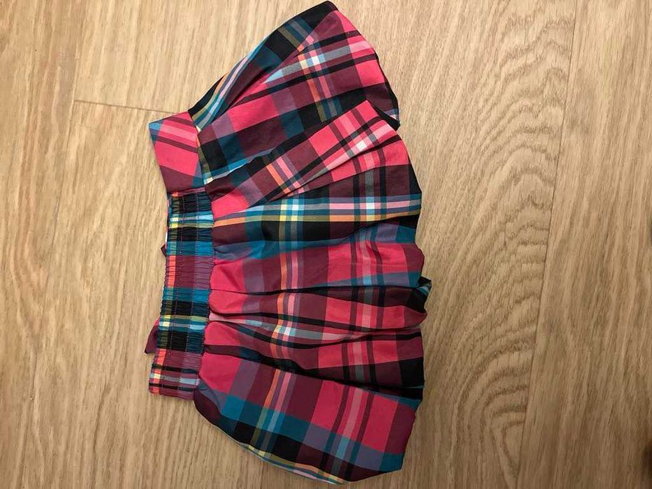 Piękna spódniczka w kratkę Healthtex elegancka sesja jak nowa 74/80