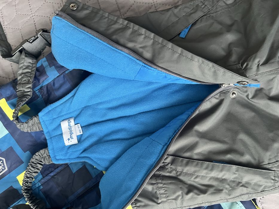 Комбінзон роздільний, лижні штани, куртка зимова, для хлопчика 86/92