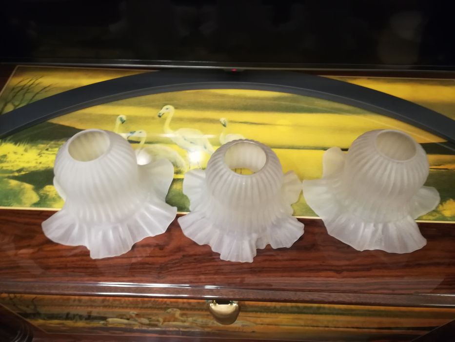 Campânulas de vidro para candeeiro