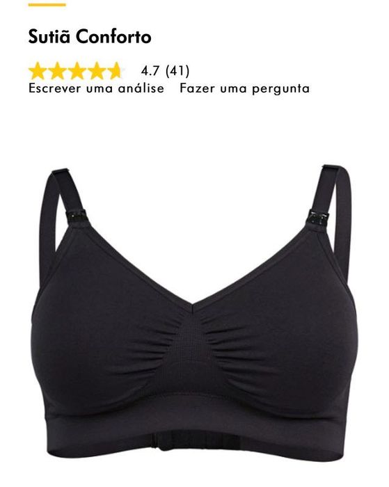Soutian amamentação MEDELA - L - preto