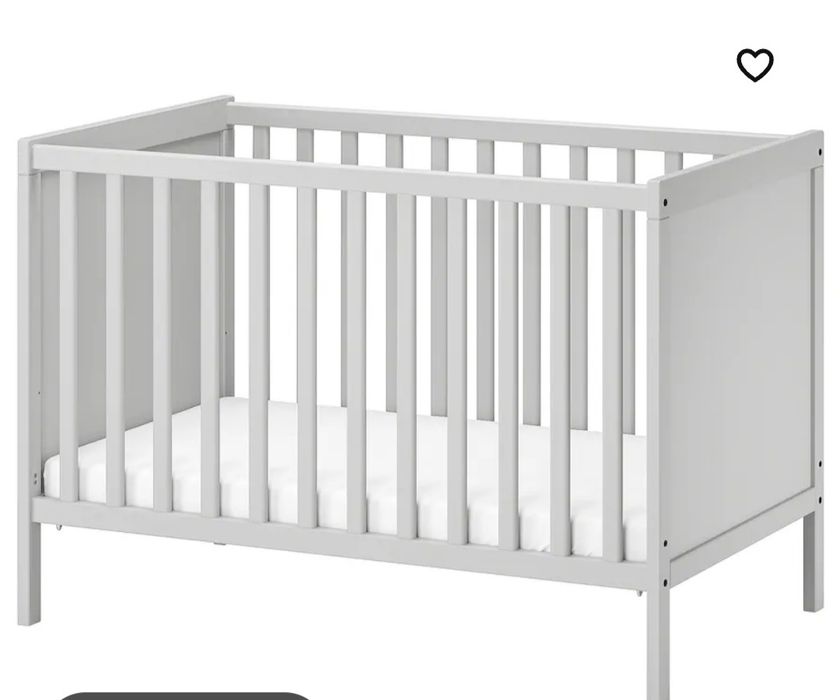 Berço IKEA SUNDVIK branco + colchão | Bom estado