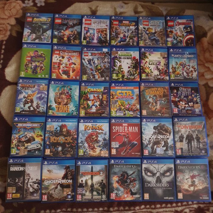 Игры на ps4, диски пс 4, ігри на Sony Playstation 4