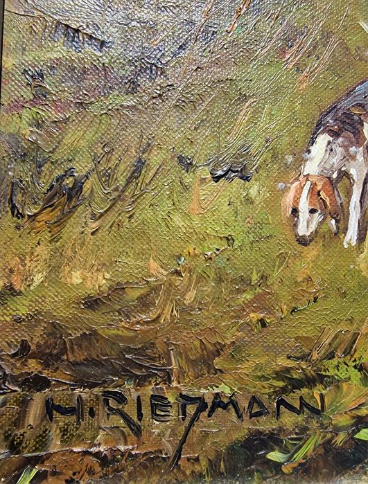 Quadro Caçada Hans Riedman