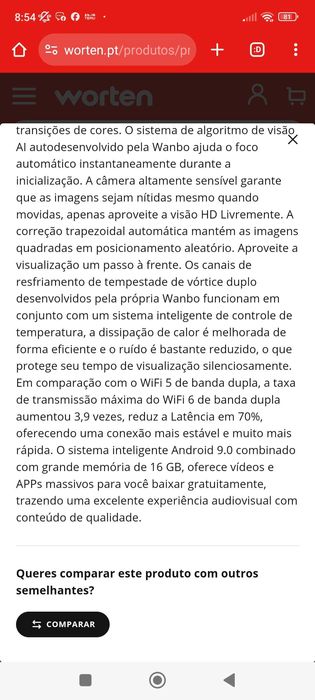 Projetor Wanbo x5 LCD 1080 P 1100 ANSI=33000 lúmens