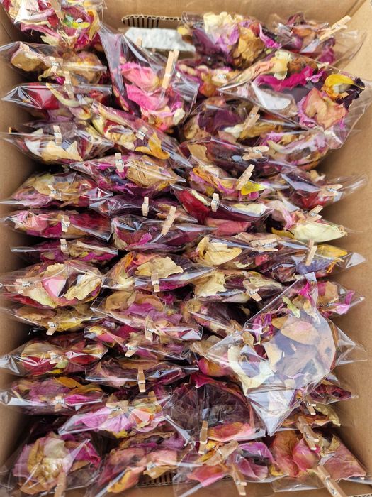 Suszone kwiatki na ślub