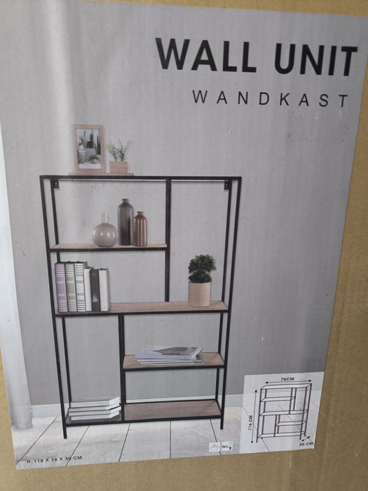 Regał industrialny metalowy na książki kwiaty wielofunkcyjny