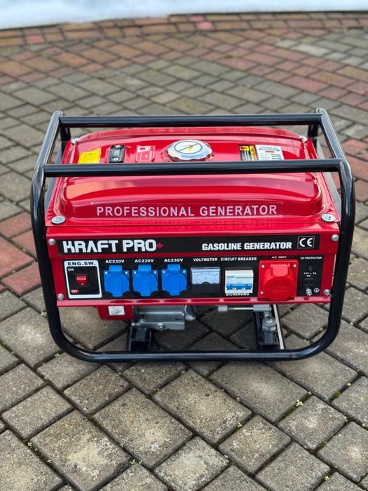 Продам новy бензинову електростанцію (генератор) KRAFT PRO+ H8500W