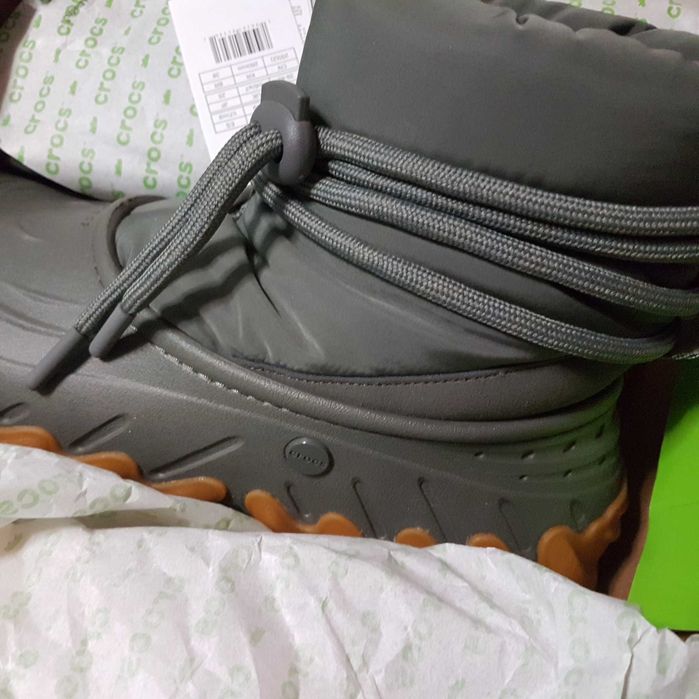 crosc echo boot buty ZIMOWE kalosze śniegowce z kożuchem SUPER Ciepłe