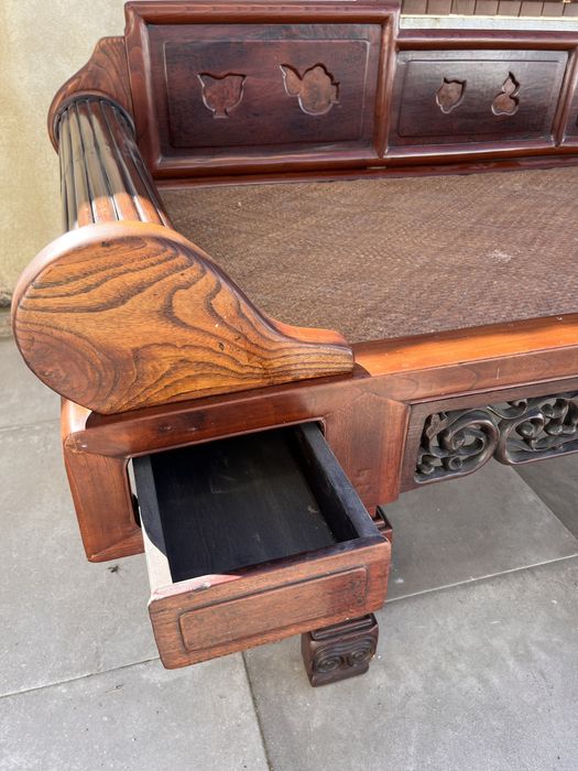 LUOHAN - Cama de dia chinês tradicional Luohan Bed