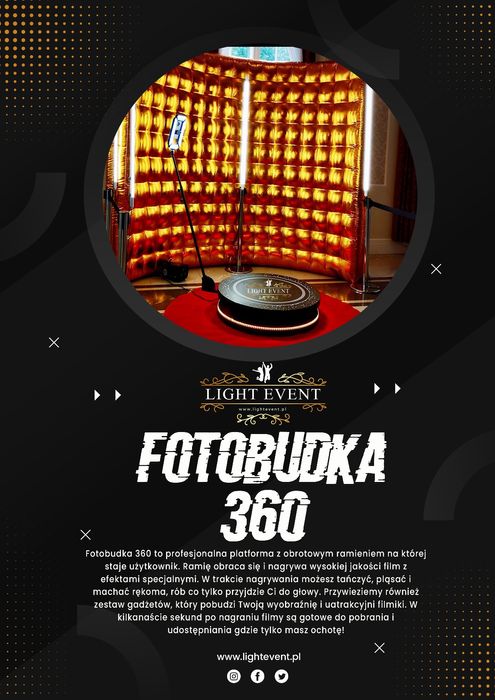 Fotobudka 360, wybuchowe miny, wodospad,.wiatraki iskier, napis miłość