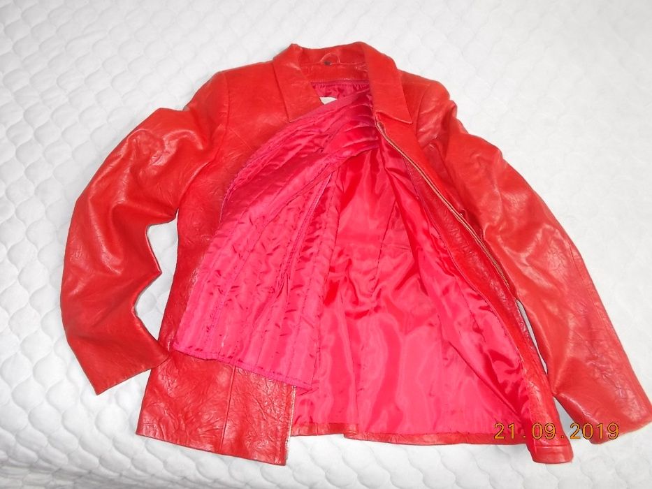 Kurtka Damska Nowa Naturalna Skóra