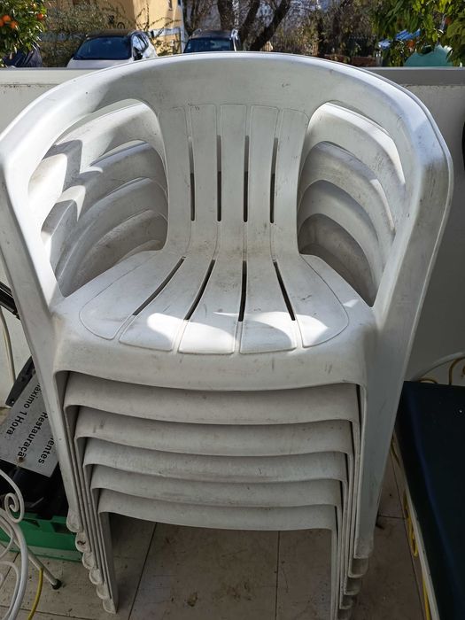 6 cadeiras de exterior