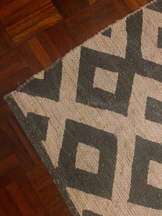 Tapete rectangular com padrão