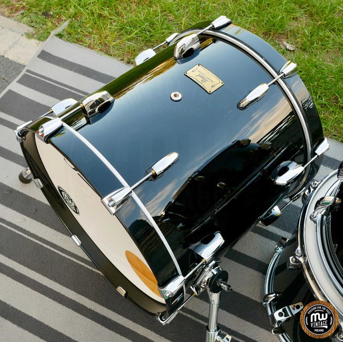 ‼️ Perkusja Pearl Masters Custom MMX 18”, 12", 14" Piano Black ‼️