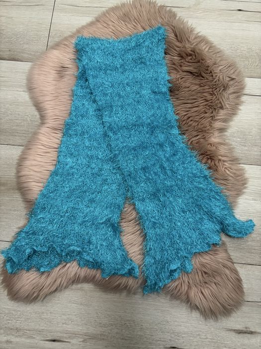 Szalik damski turkusowy