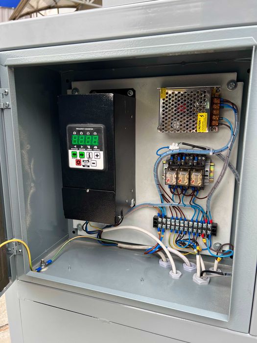 Электронный фасовочный полуавтомат (фасовка в клапанные мешки)