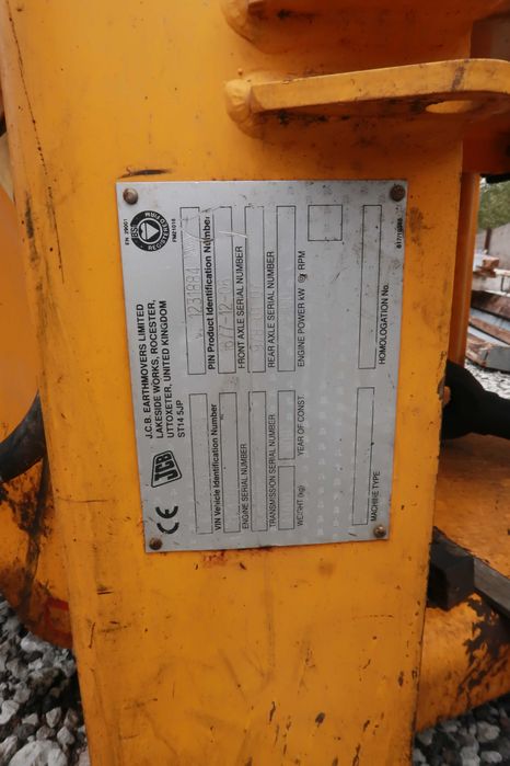 Rama, osie, hydraulika do JCB 42600L.