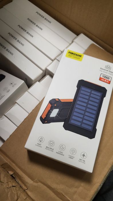 Powerbank Solar 10.000 mah - NOVO