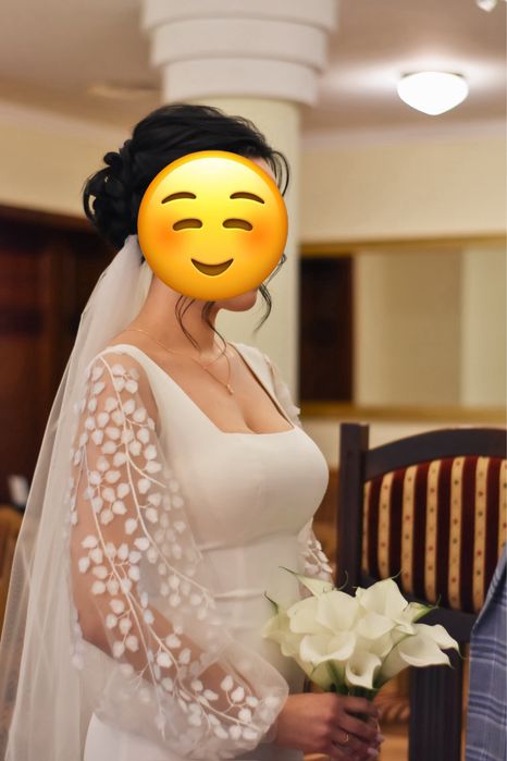 Elegancka suknia ślubna