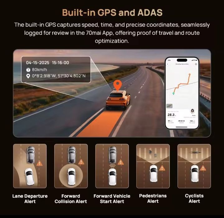 Видеорегистратор 70mai T800 + RC24 + SD 128Gb