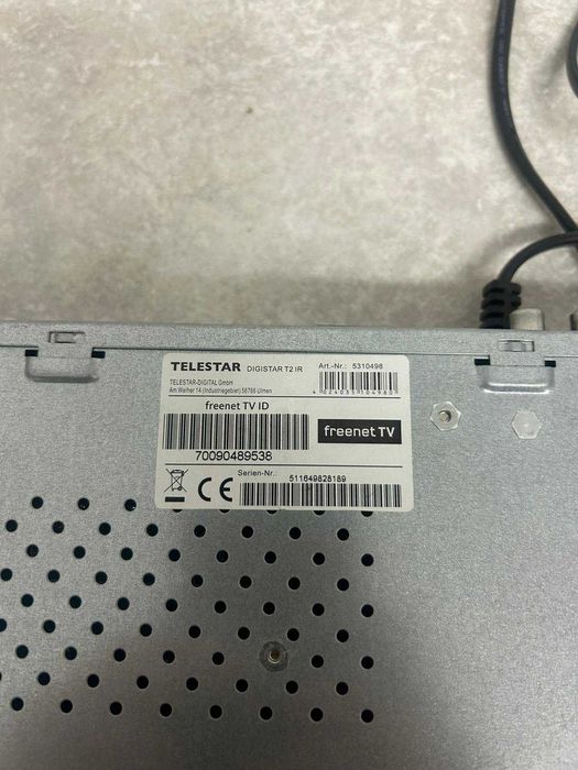 Dekoder DVB-T2 Telestar Digistar T2 IR – sprawny + pilot