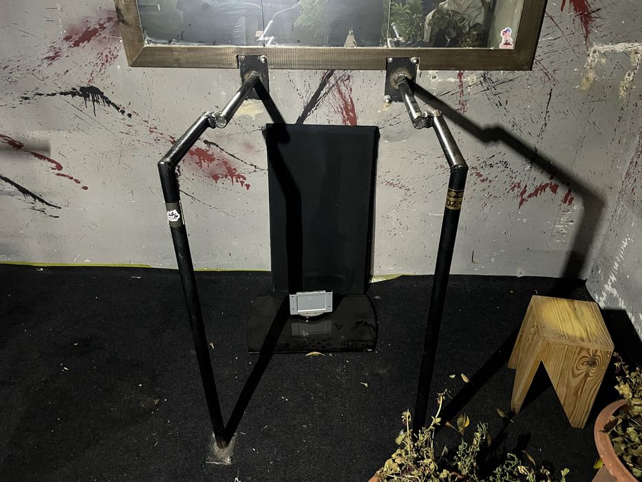 Siłownia domowa - klatka do przysiadów, dipy, drążek, 250kg obciążenia