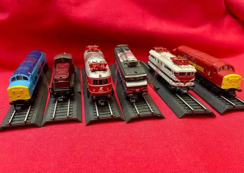 Carruagens e locomotivas - Miniaturas Escala N (1:160)