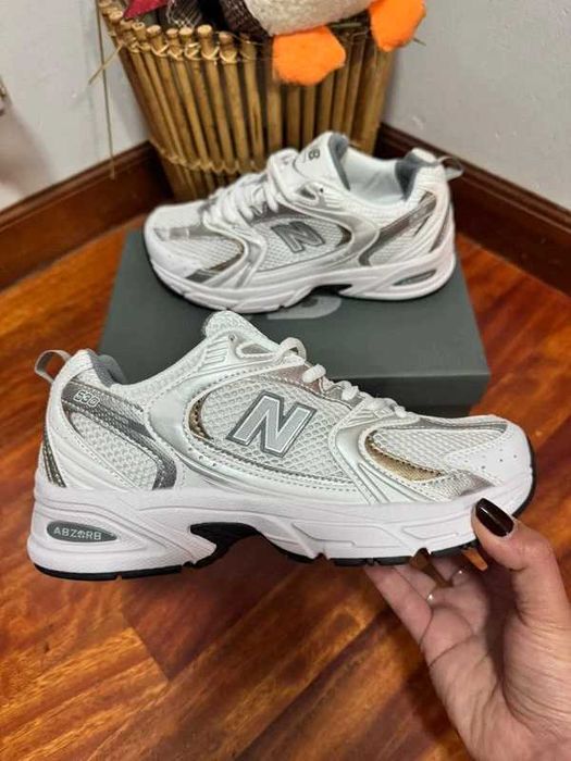 New Balance 530 White Silver Metallic R.40