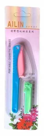 Nożyk Do Depilacji Brwi Składany Trymer Brzytwa