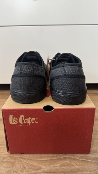 Męskie trampki Lee Cooper czarne/szare roz. 42