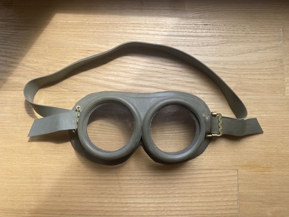 Gogle motocyklowe Milicja ZOMO LWP PRL